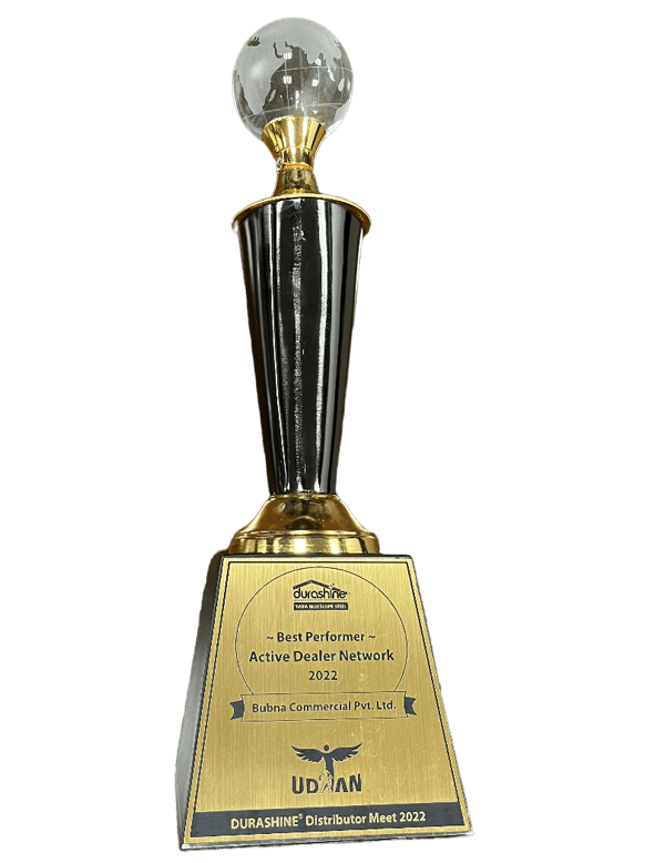 Best Performer – Active Dealer Network for Durashine, 2022